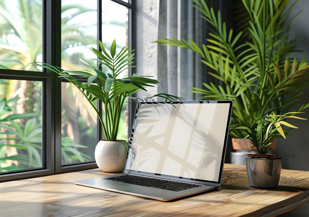 ai generated, laptop, houseplants-8729182.jpg